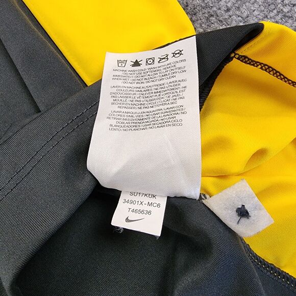 Michigan Wolverines Polo Shirt Mens XXL Nike Anthracite Classic Performance - Picture 16 of 16